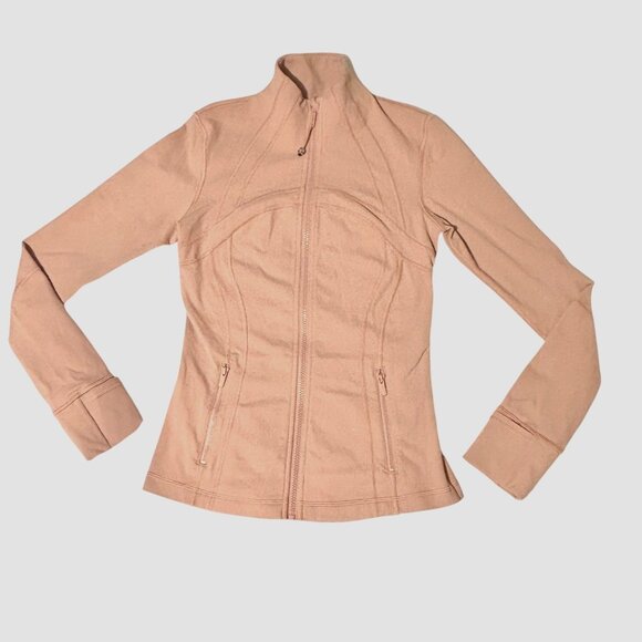 EXCELLENT Lululemon Define Jacket Quicksand Full-Zip Yoga Athletic Size 6 - Picture 3 of 10